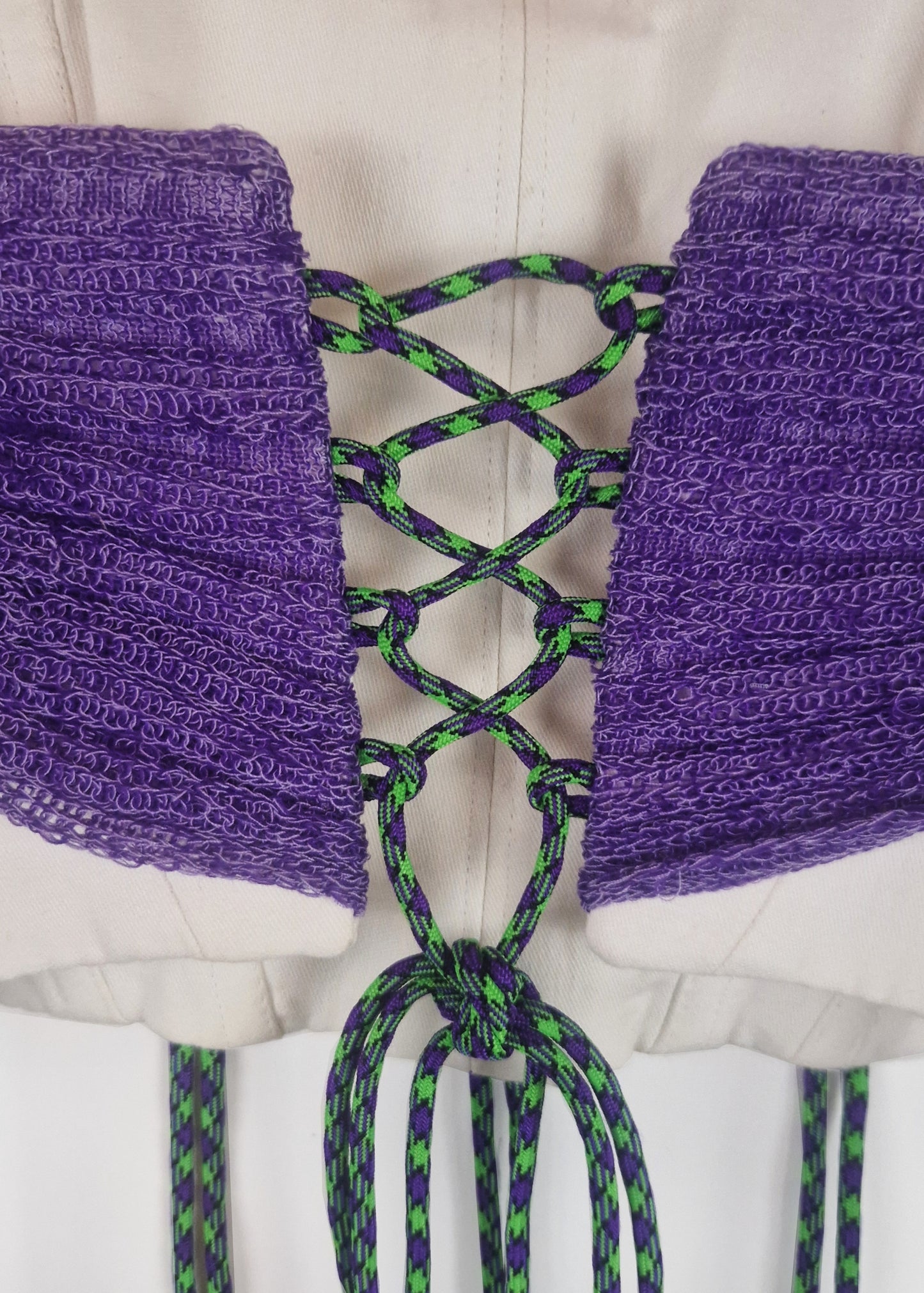 Corset with Knit top layer