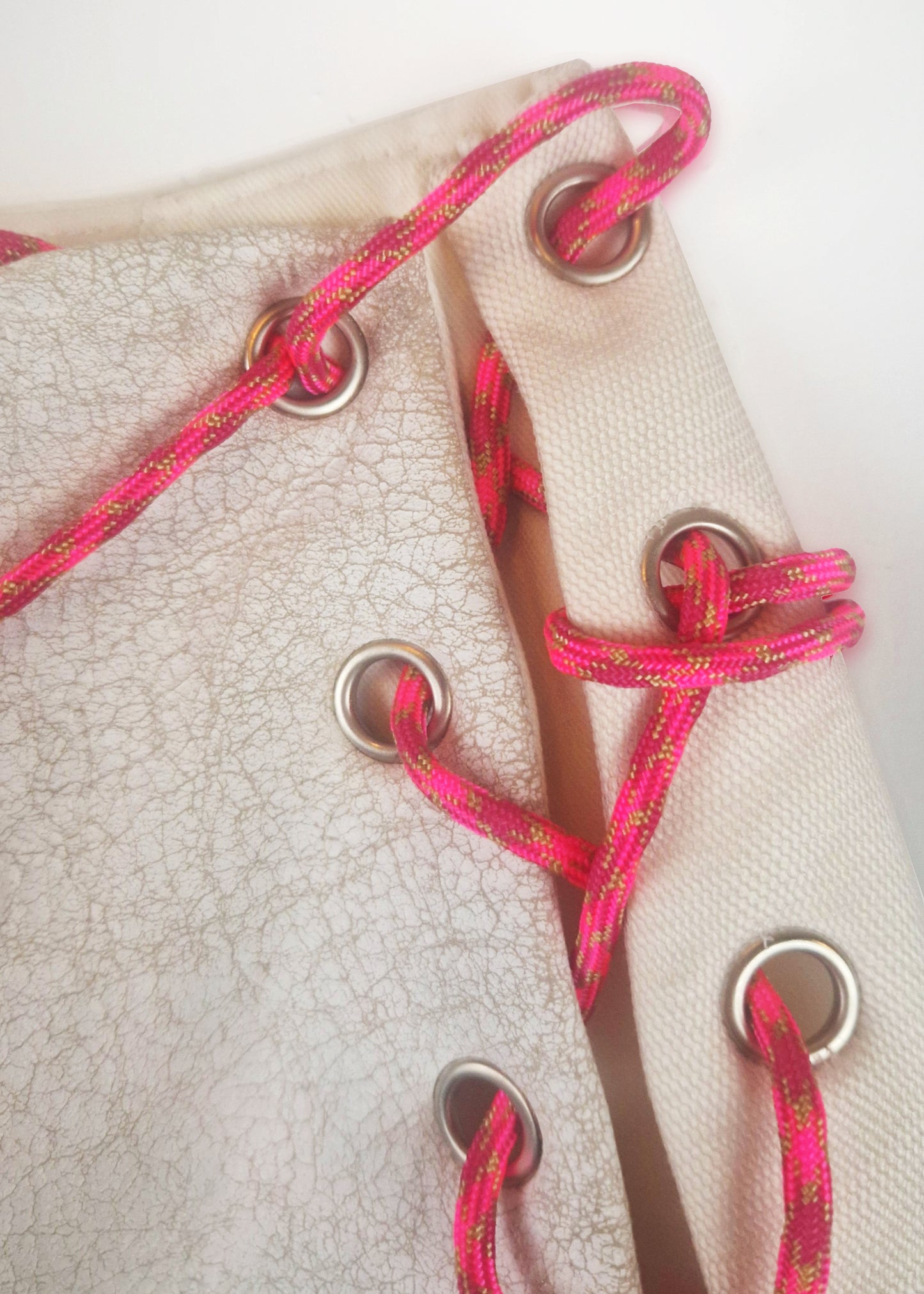 Witte mini korset rok