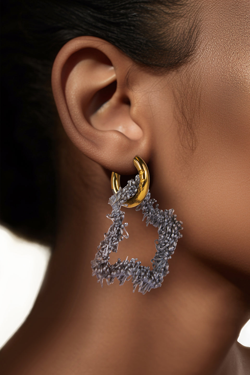 Das flauschige Pentagon - goldener Ring