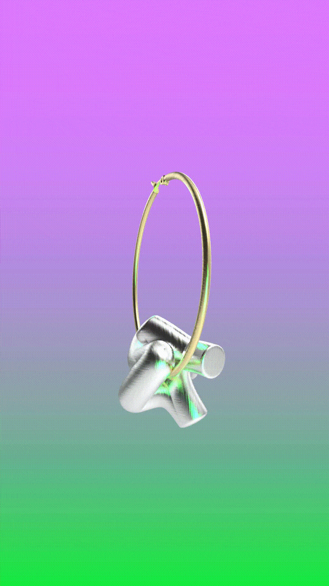 Die Medusa – Großer goldener Ring