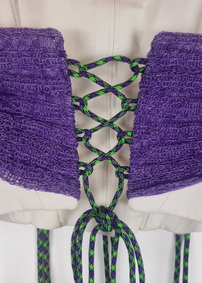 Corset with Knit top layer