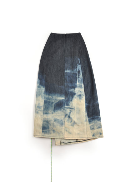 The Corset Skirt (Long) - Denim