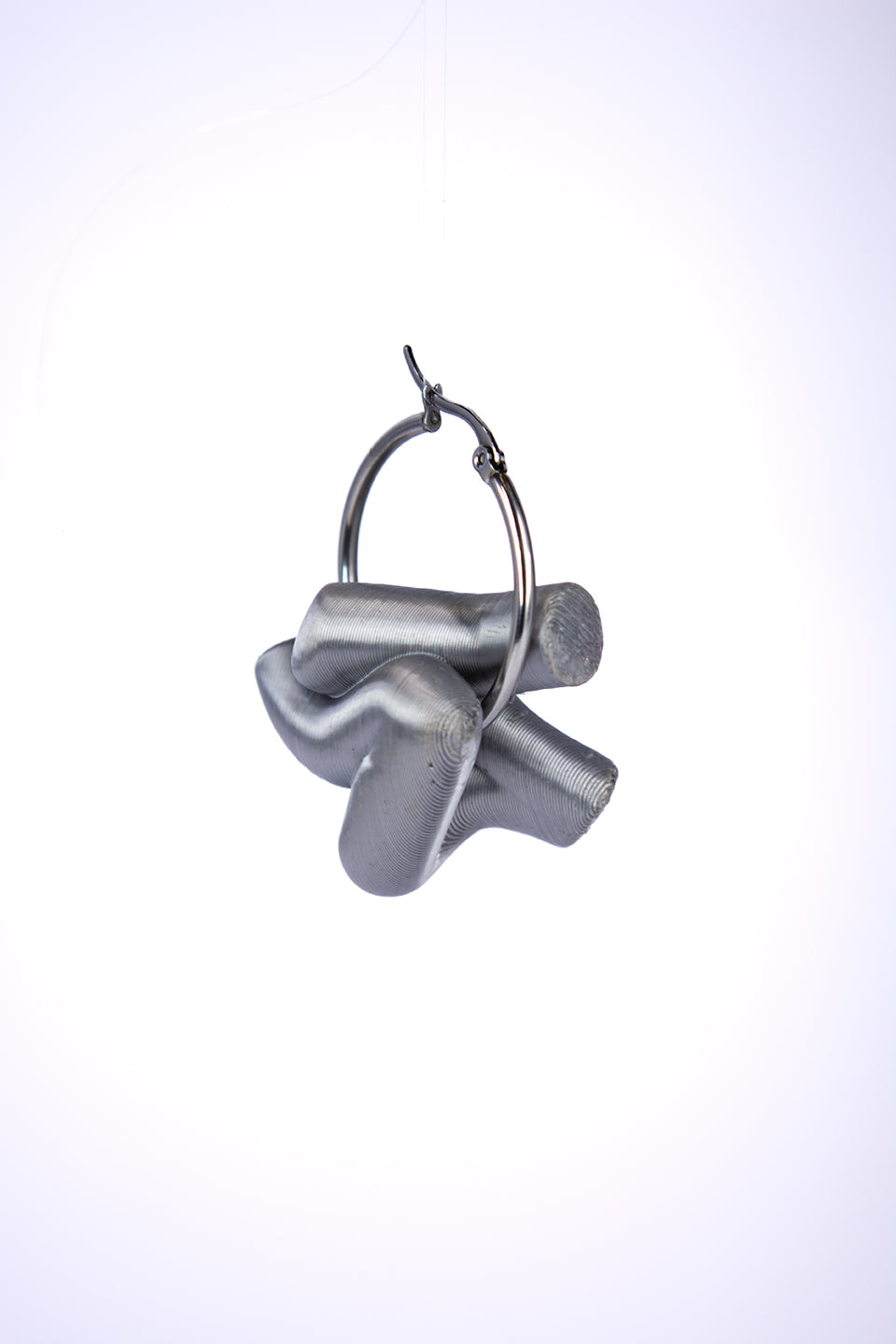 The Medusa - Small silver ring (pair)