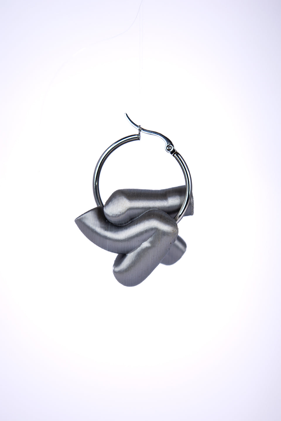 The Medusa - Small silver ring (pair)