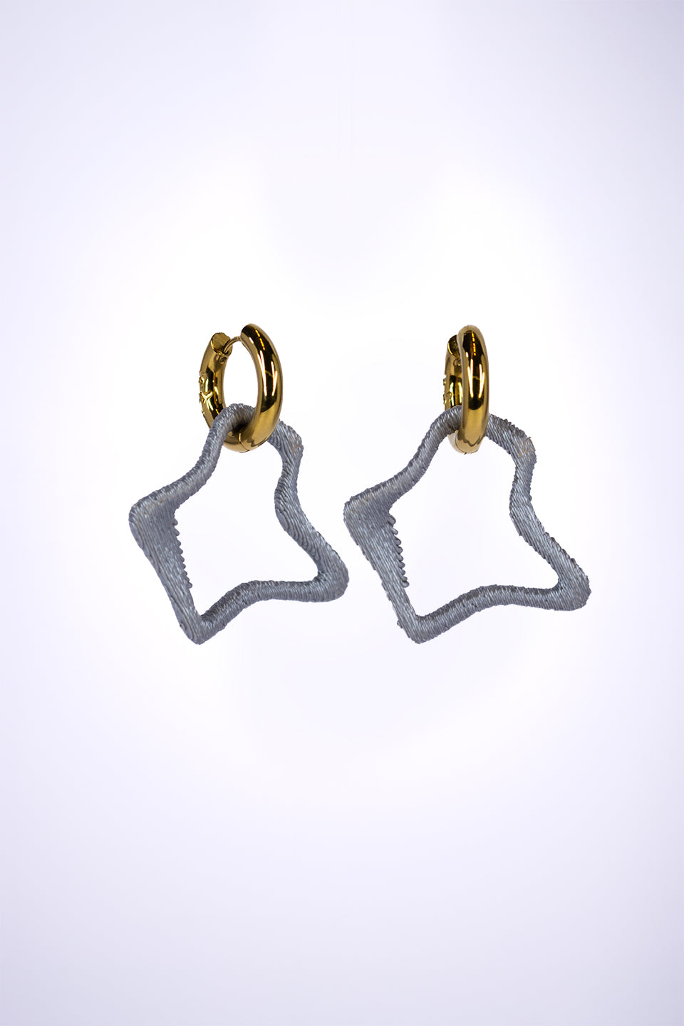 The Pentagon - gold ring (pair)