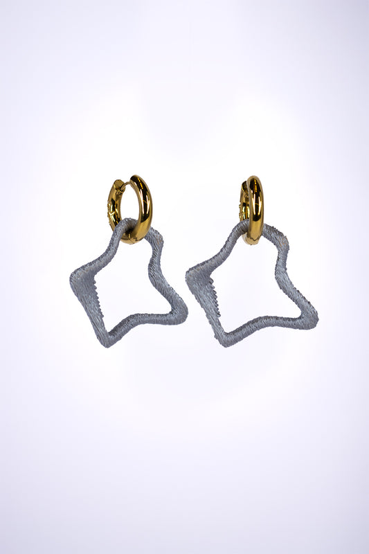 The Pentagon - gold ring (pair)