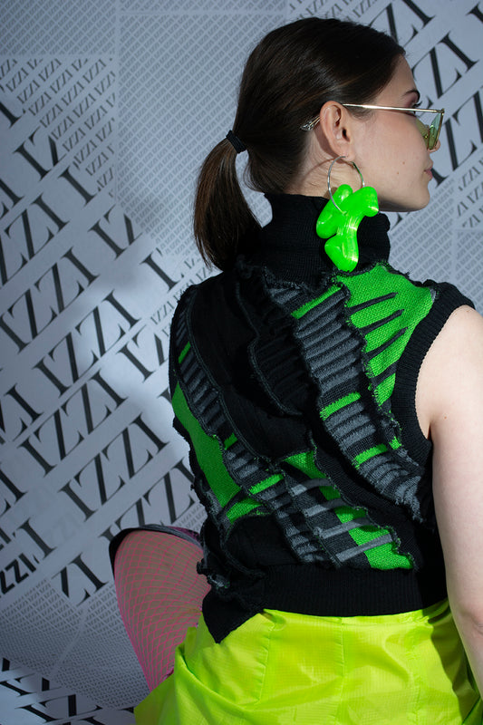 *VERKAUFT* Grün-schwarzes Oberteil