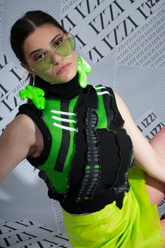 *VERKAUFT* Grün-schwarzes Oberteil